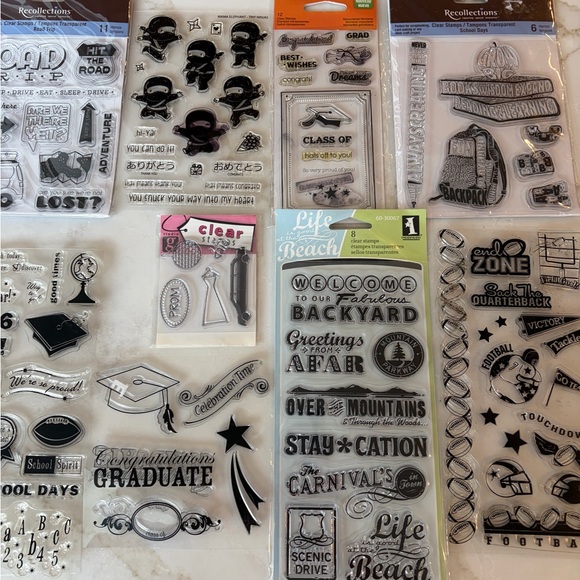 Assorted kids- School Clear Stamps Set - Picture 4 of 6